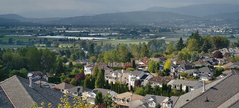 City of Abbotsford Arial scene