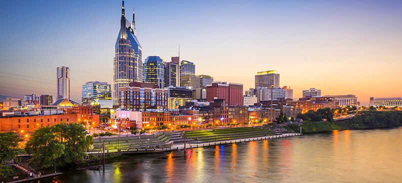 City of Nashville skyline