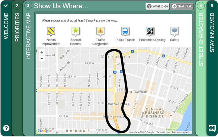MetroQuest map survey screen