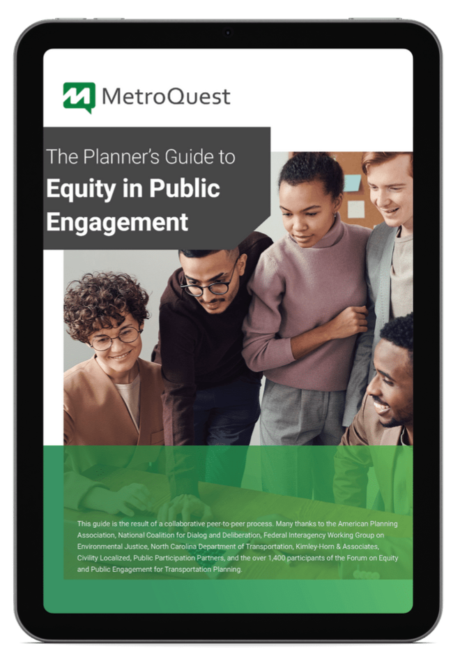 The planners guide to equity in public engagement cover