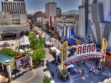 Reno Nevada street scene